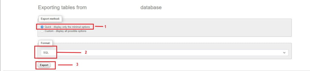 File formats for databases backup selecting file format for database backup