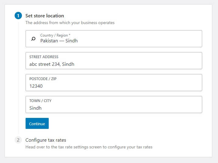 collect sales tax in woocommerce setting up collect sales tax step in woocommerce