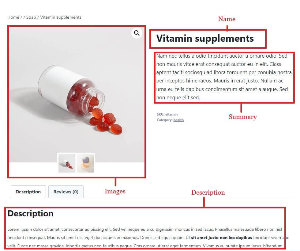 physical product in woocommerce example of physical product