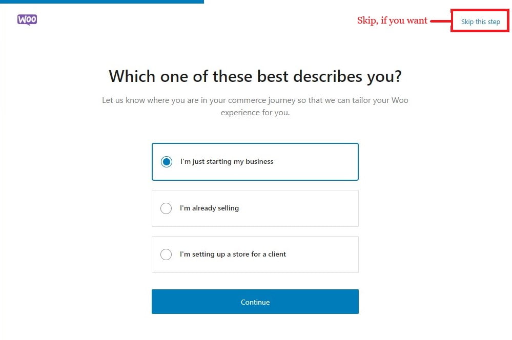 which one of these describes you about yourself as a store manager in woocommerce