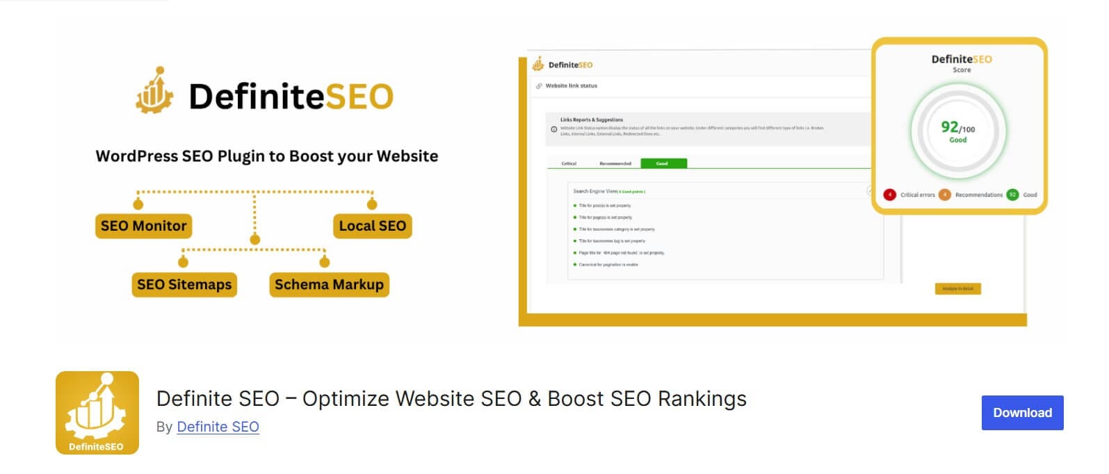 Definite SEO 2nd essential wordpress plugin - Definite SEO