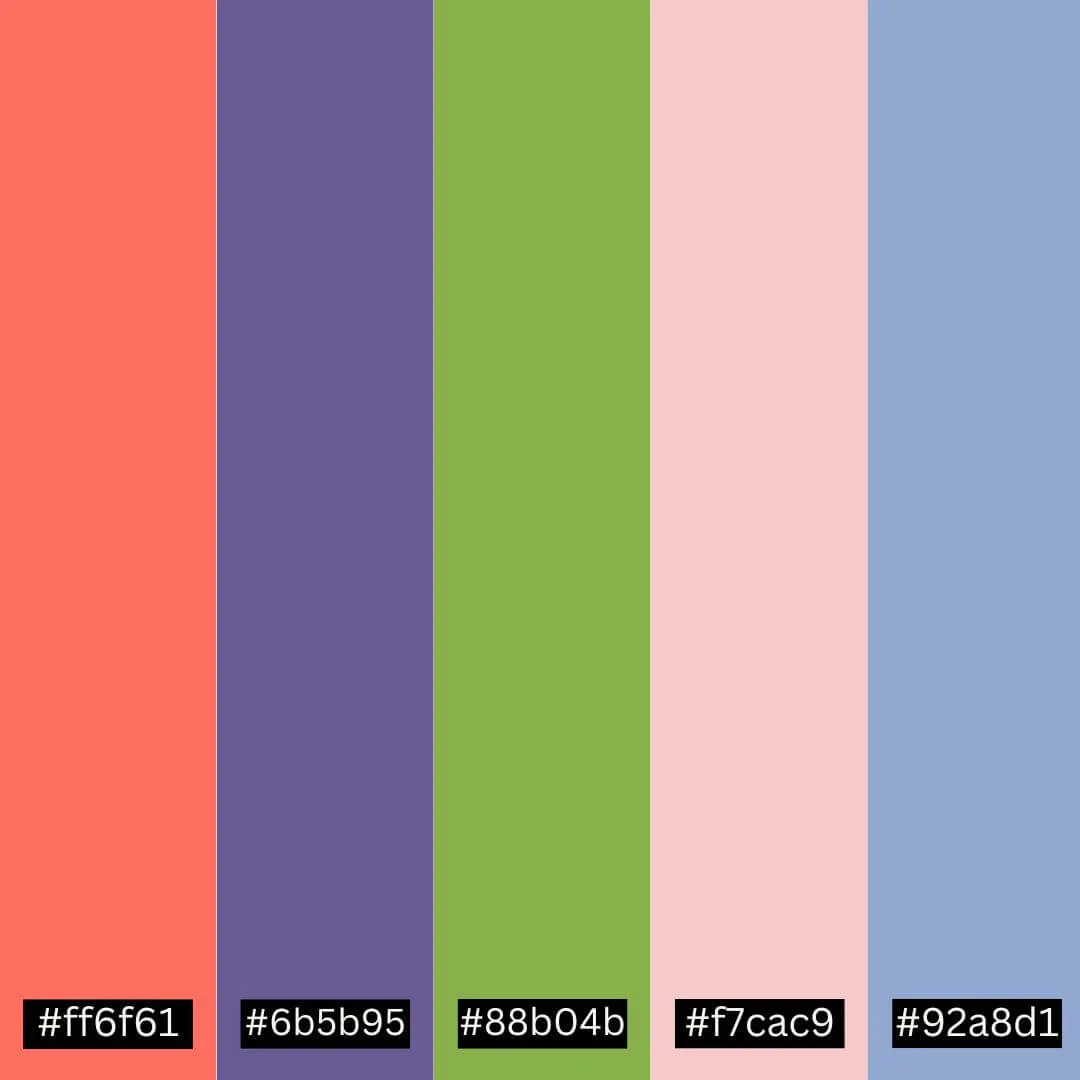 1st best color palette best color palette created from color palette generator