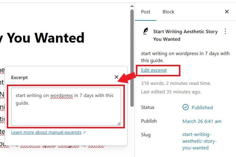 adding excerpt as meta description i wordpress excerpt as meta description in wordpress