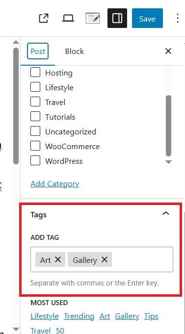 adding tags as meta keywords in wordpress adding meta tags in wordpress post editor