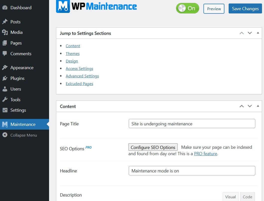 cutomizing maintenance page customizing maintenance page in maintenance plugin