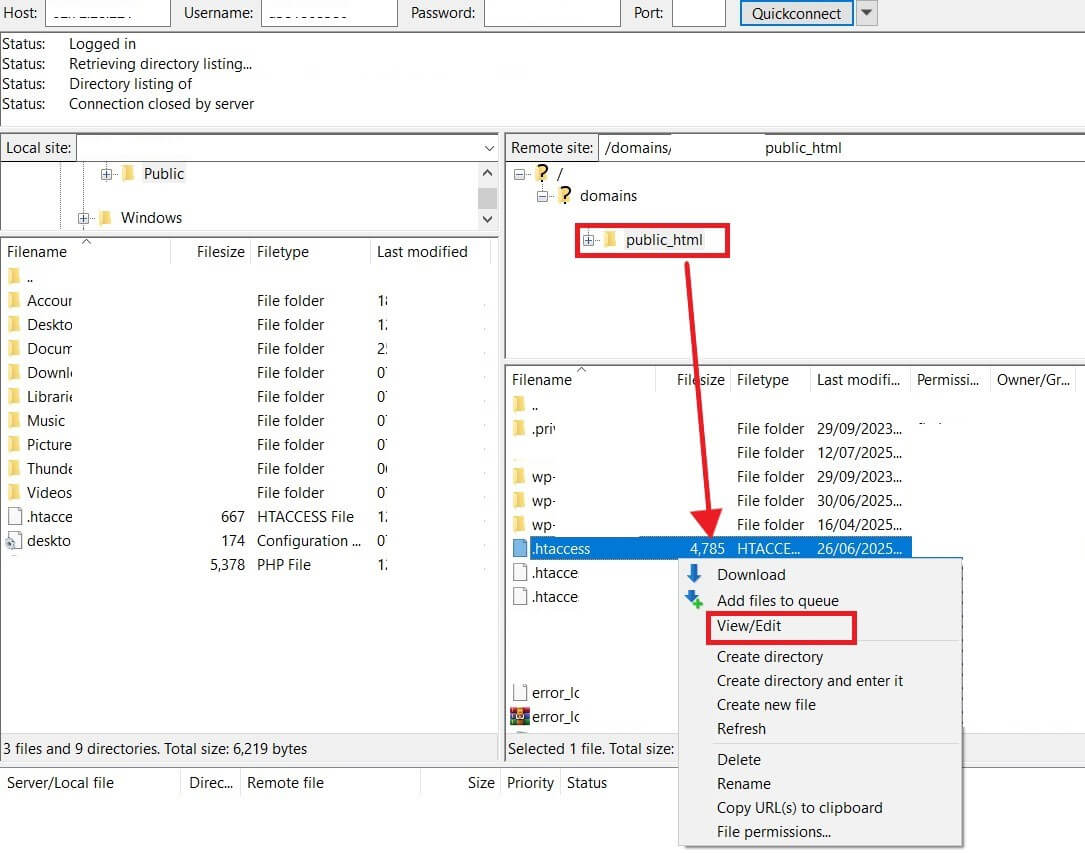 opening htaccess file to block ips opening .htaccess file for blocking ip addresses