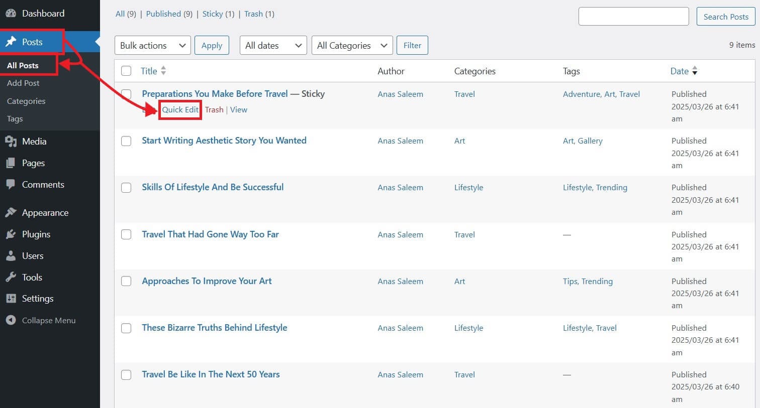 unpublishing individual wordpress post or pages unpublishing post/pages by changing their status