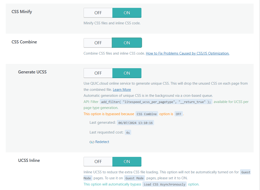 Removing unused CSS in Litespeed cache plugin Removing unused CSS using Litespeed cache plugin