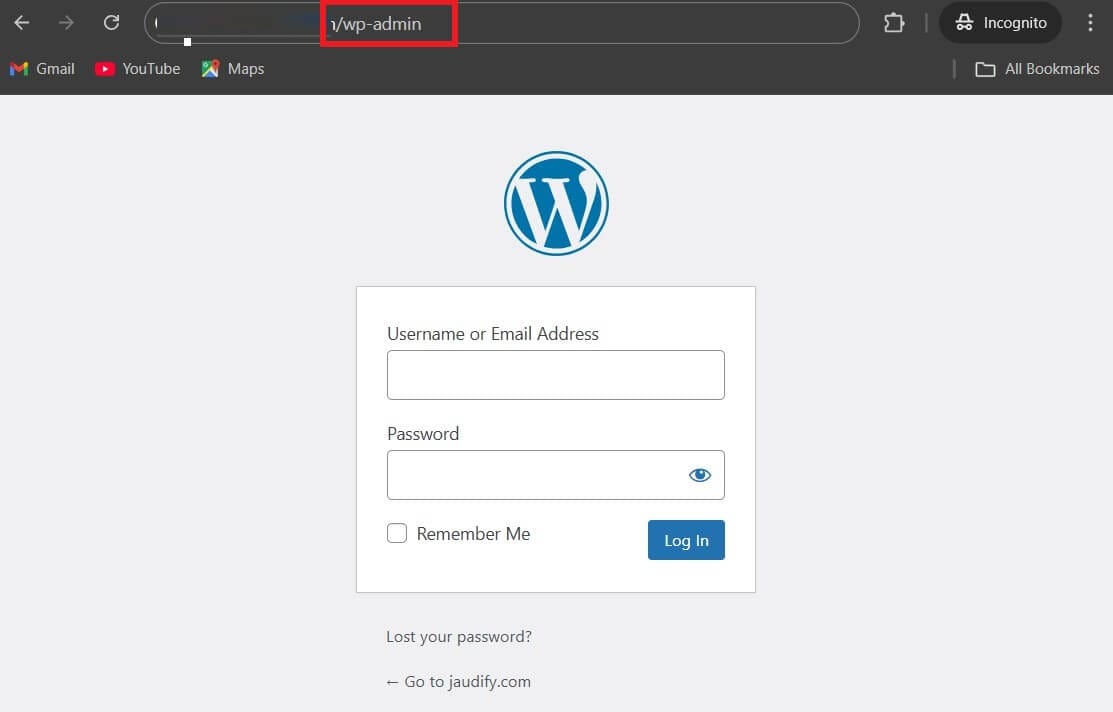check wordpress by wp admin trick check powered by wordpress using wp-admin in url