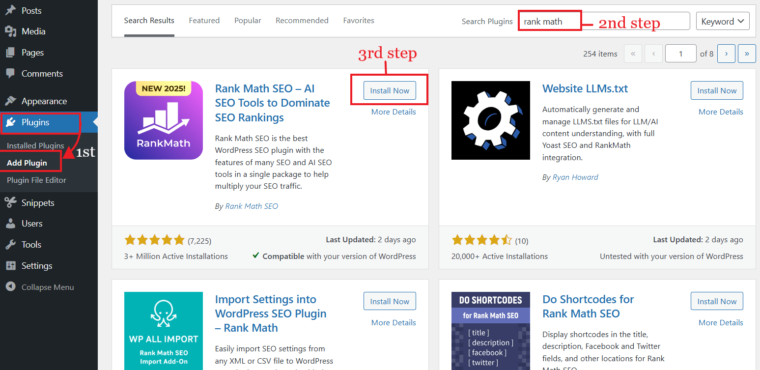 installing seo plugin installing seo plugin to de index wp pages